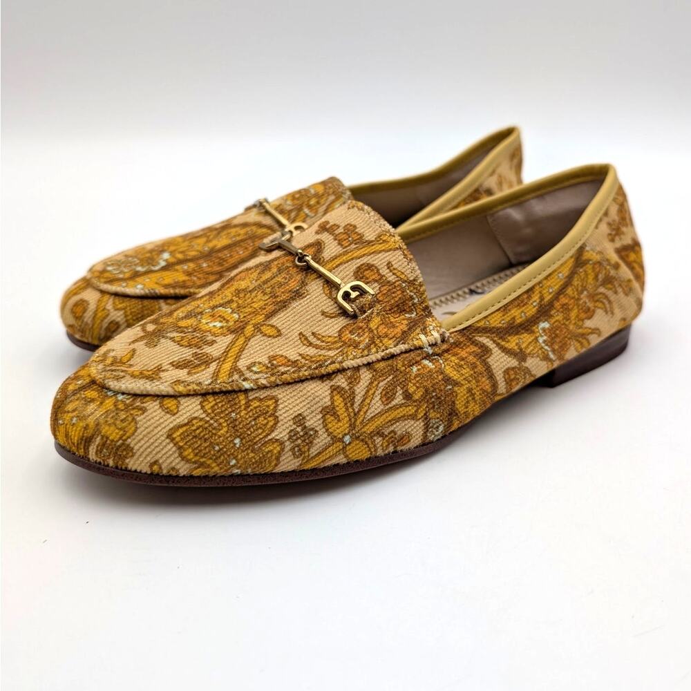 Sam Edelman Loraine Floral Bit Loafers Shoes Kids Tumeric Size US3M EU35